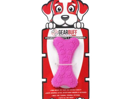 Gearbuff Paw Printed Flat Bone Toy For Sale