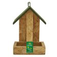 Nature Forever Hut Wooden Feeder for Birds (30 x 15 x 15 cm) on Sale