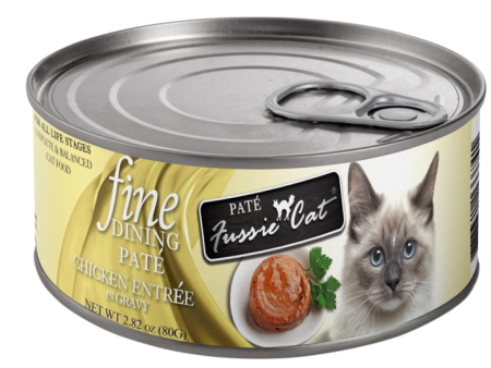 Fussie Cat Fine Dining - Pate - Chicken Entree in Gravy Canned Cat Food Discount