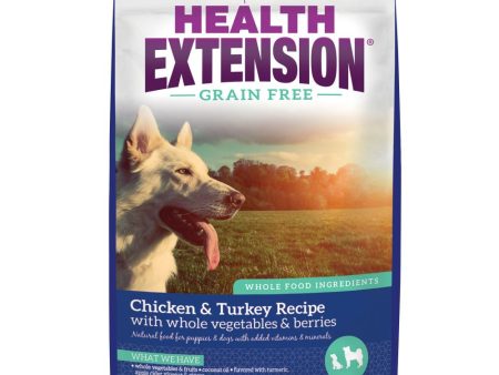 Health Extension Grain Free Chicken and Turkey Dry Dog Food Online now