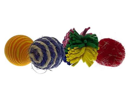 Petsport Kitty Assorted Fun Balls for Cats, 5 cm For Cheap