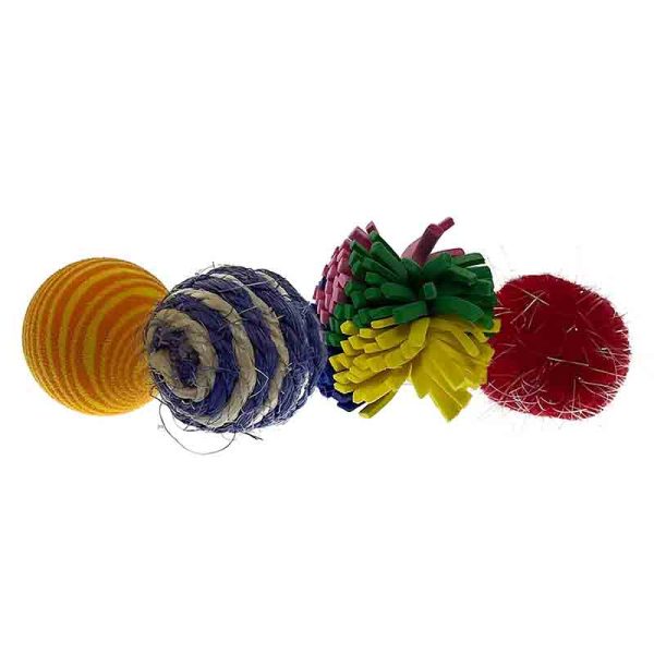 Petsport Kitty Assorted Fun Balls for Cats, 5 cm For Cheap