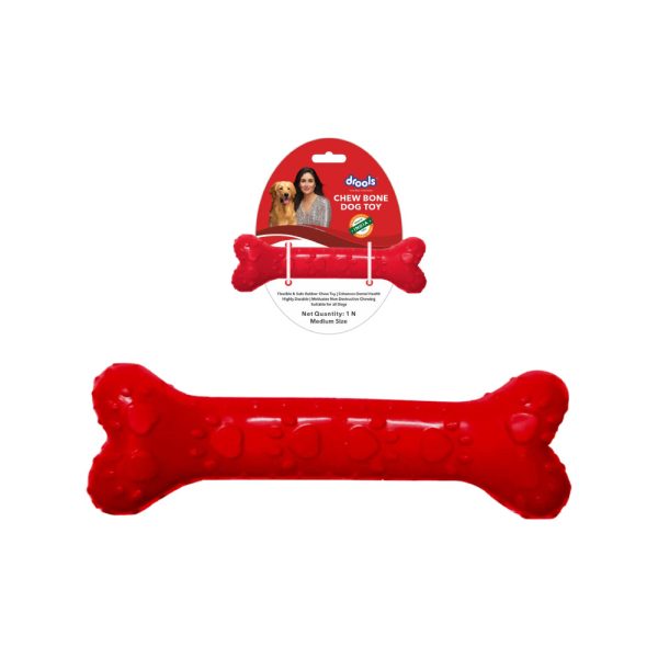 Drools Non-Toxic Rubber Dog Chew Bone Toy, Puppy Dog Teething Toy Online Hot Sale