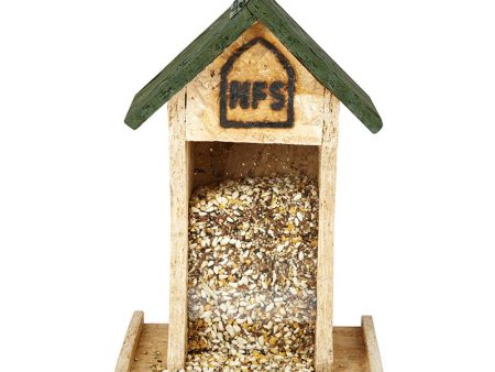 Nature Forever Wall Mounted House Feeder for Birds (30 x 15 x 15 cm) Supply