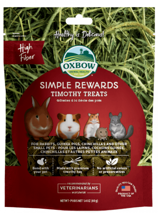 Oxbow Simple Rewards Timothy Treats (1.4 Oz) Online Sale