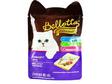 Bellotta Mackerel in Gravy Pouch for Cat, 85 g Online