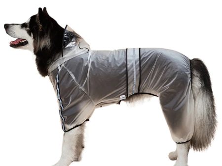 FOFOS Pet Four Leg Raincoat-Black on Sale