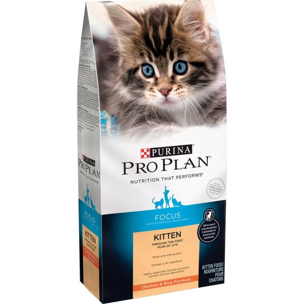 Purina Pro Plan Focus Chicken & Rice Formula Kitten Dry Cat Food Cheap