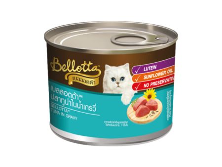 Bellotta Tuna Gravy in Tin for Cat, 185 g Online now