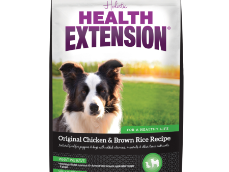 Health Extension Original Chicken and Brown Rice Dry Dog Food For Discount