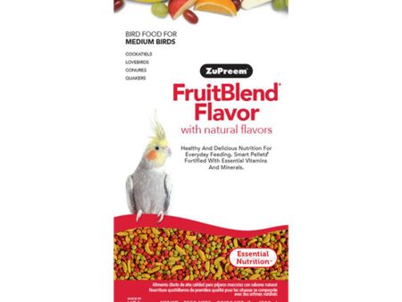 ZuPreem Fruit Blend mix for Medium to Large Birds, 1.6 kg Fashion