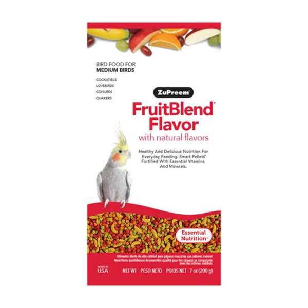 ZuPreem Fruit Blend mix for Medium to Large Birds, 1.6 kg Fashion