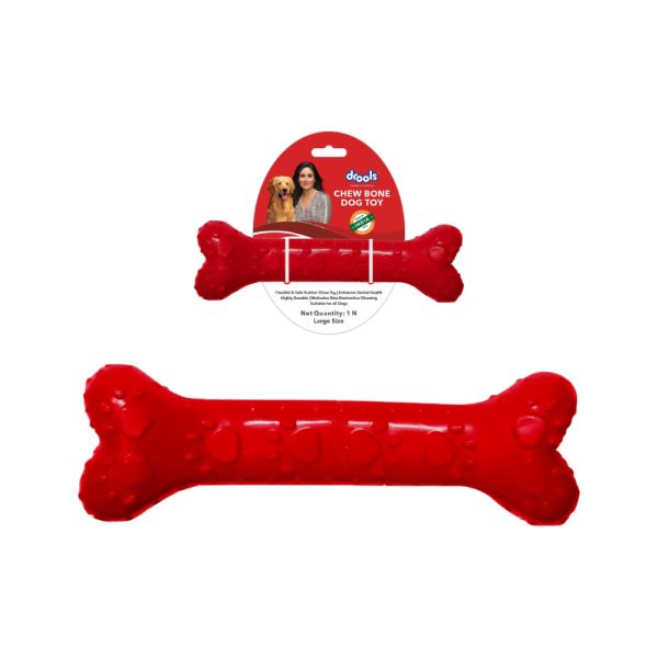 Drools Non-Toxic Rubber Dog Chew Bone Toy, Puppy Dog Teething Toy Online Hot Sale