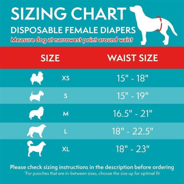 Simple Solution Disposable Dog Diapers, 12 Pcs Online now