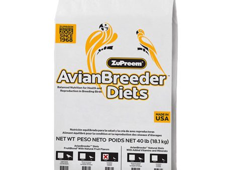 ZuPreem Fruit Blend Breeder for Medium Birds, 18.1 kg on Sale