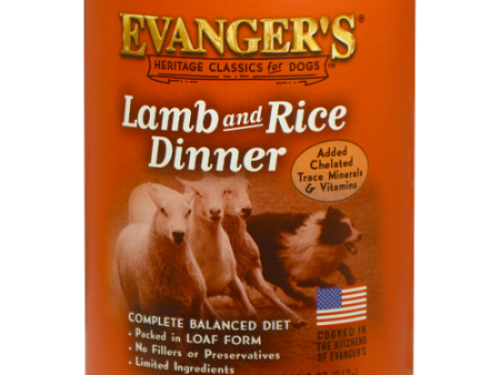 Evanger s Heritage Classic for Dogs Lamb & Rice For Discount