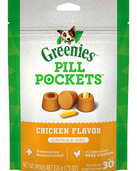 Greenies PILL POCKETS™ Treats for Dogs Chicken Flavor Capsule Discount