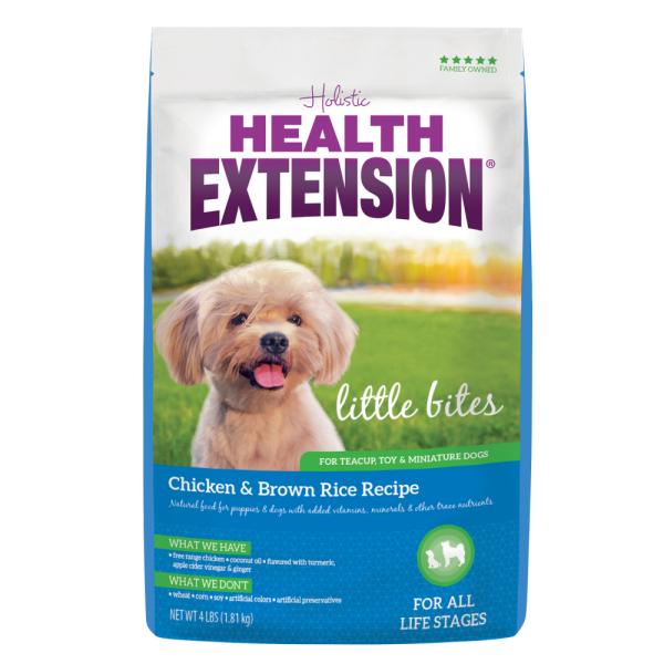 Health Extension Little Bites Chicken and Brown Rice Dry Dog Food Online now