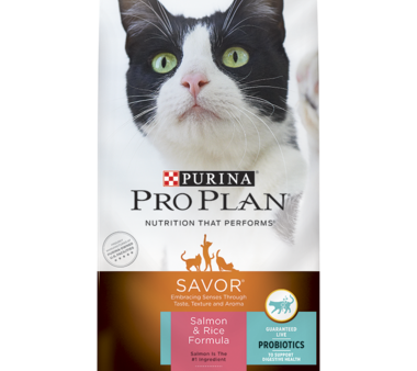 Purina Pro Plan Savor Salmon & Rice Formula Adult Dry Cat Food Online Sale