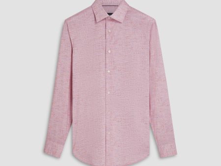 James Marled Print OoohCotton Shirt For Cheap