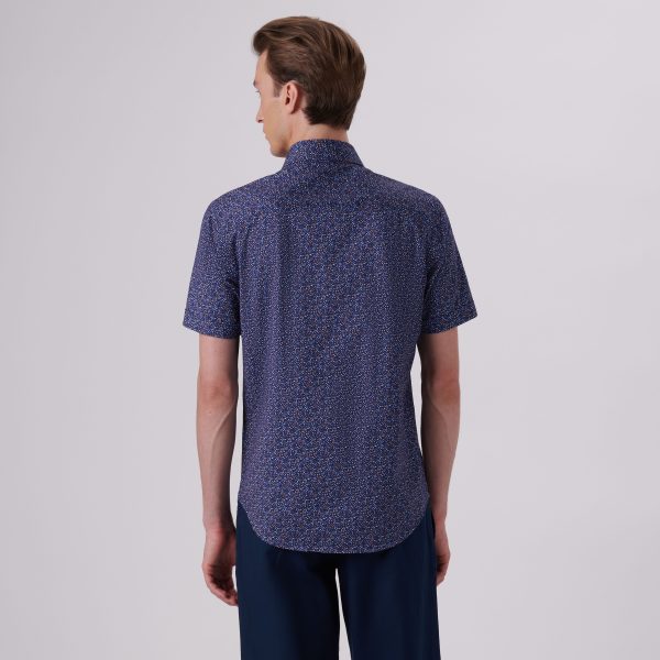 MILES Confetti Print OoohCotton Short Sleeve Shirt Online