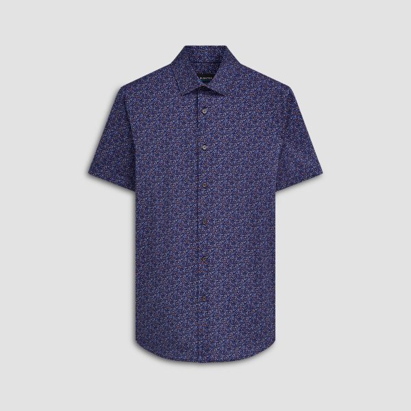 MILES Confetti Print OoohCotton Short Sleeve Shirt Online