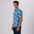 Orson Leaf Print Short Sleeve Shirt Fashion