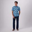 Orson Leaf Print Short Sleeve Shirt Fashion