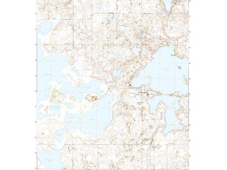 USGS US Topo 7.5-minute map for Enemy Swim Lake West SD 2021 For Sale