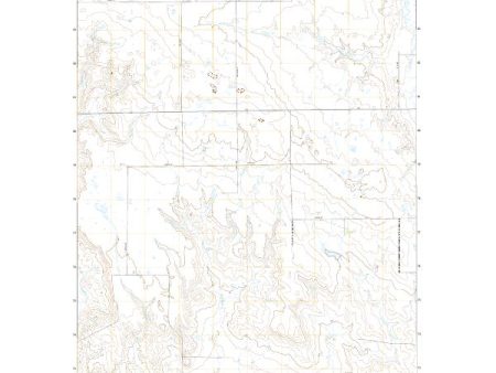 USGS US Topo 7.5-minute map for Dry Run SD 2021 For Discount