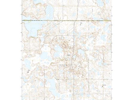 USGS US Topo 7.5-minute map for Eden SD 2021 Online