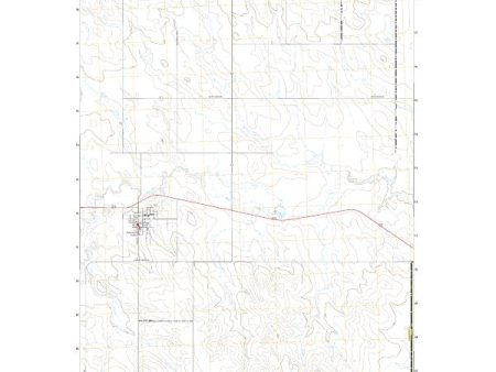 USGS US Topo 7.5-minute map for Dupree SD 2021 Online Sale