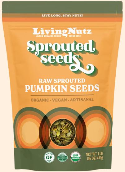 Living Nutz - Organic Sprouted Pumpkin Seeds 16oz. Online