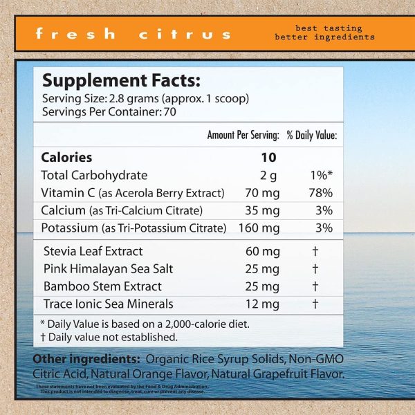 Superieur Electrolytes - Fresh Citrus, Various Sizes Supply