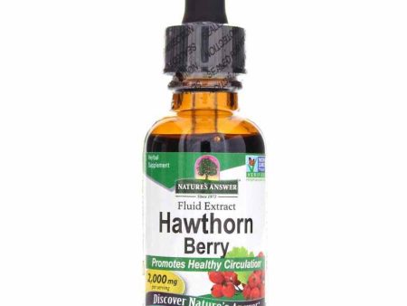 Nature s Answer Hawthorn Berry 1oz. alcohol free Fashion